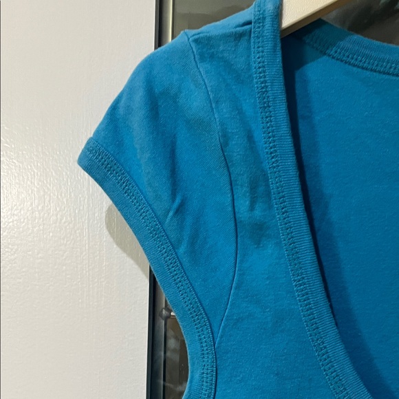 Tracy Reese Turquoise Top with Beaded Elephant - Picture 4 of 7